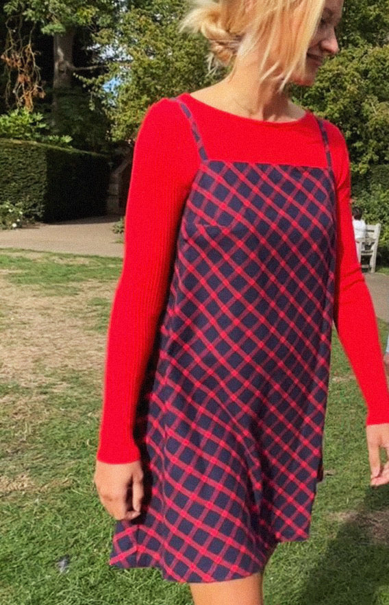 Darcy Plaid Cami Dress