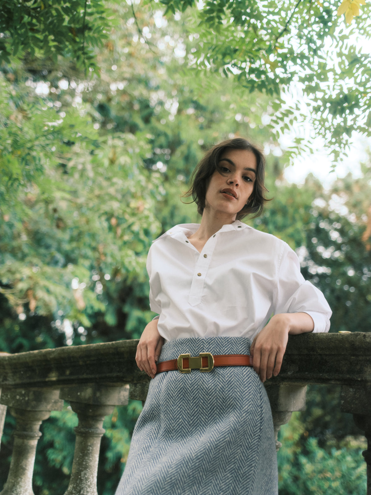 Iris Popover Collar Shirt