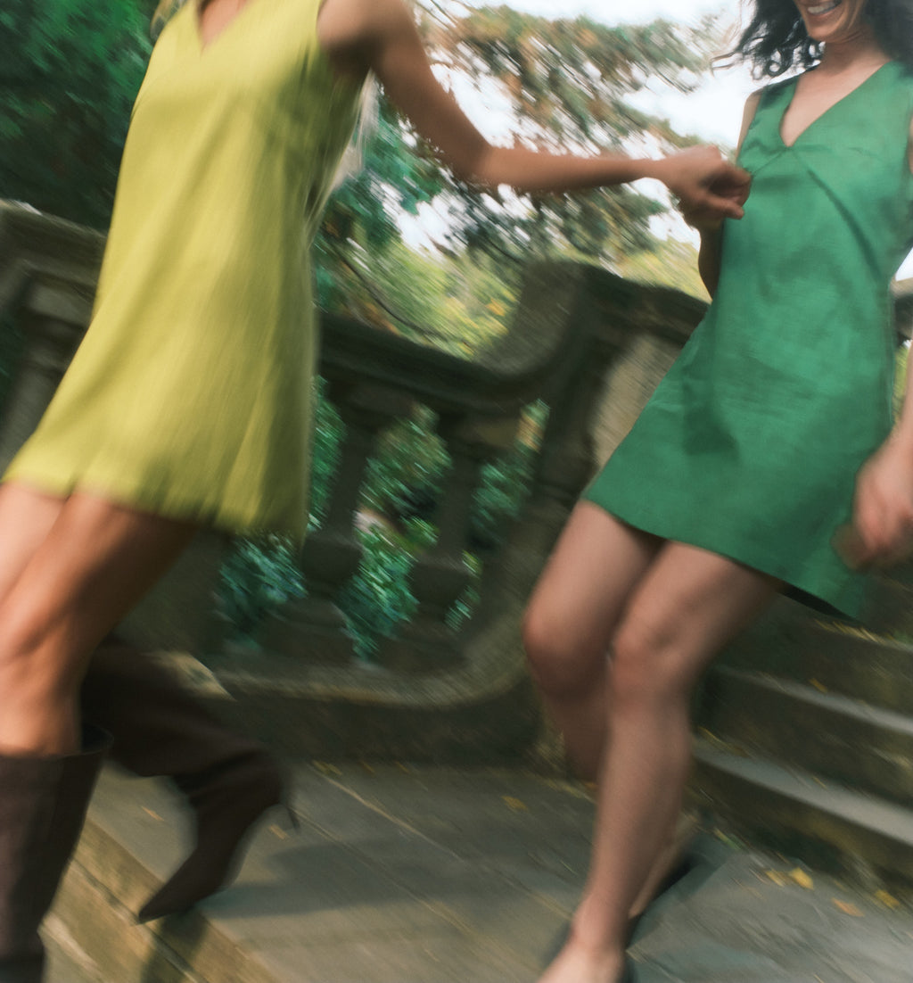 Kimeena Linen Mini Dress