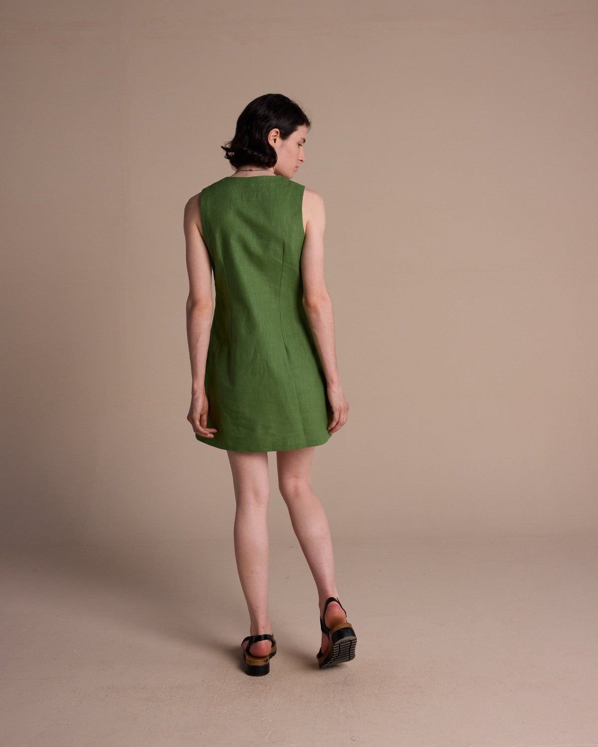 Kimeena Linen Mini Dress