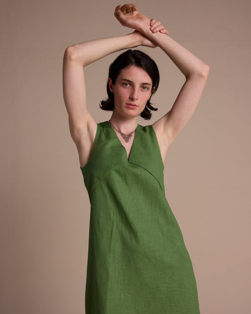 Kimeena Linen Mini Dress