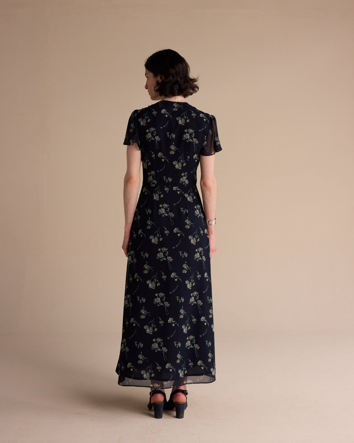 Freya Floral Chiffon Dress