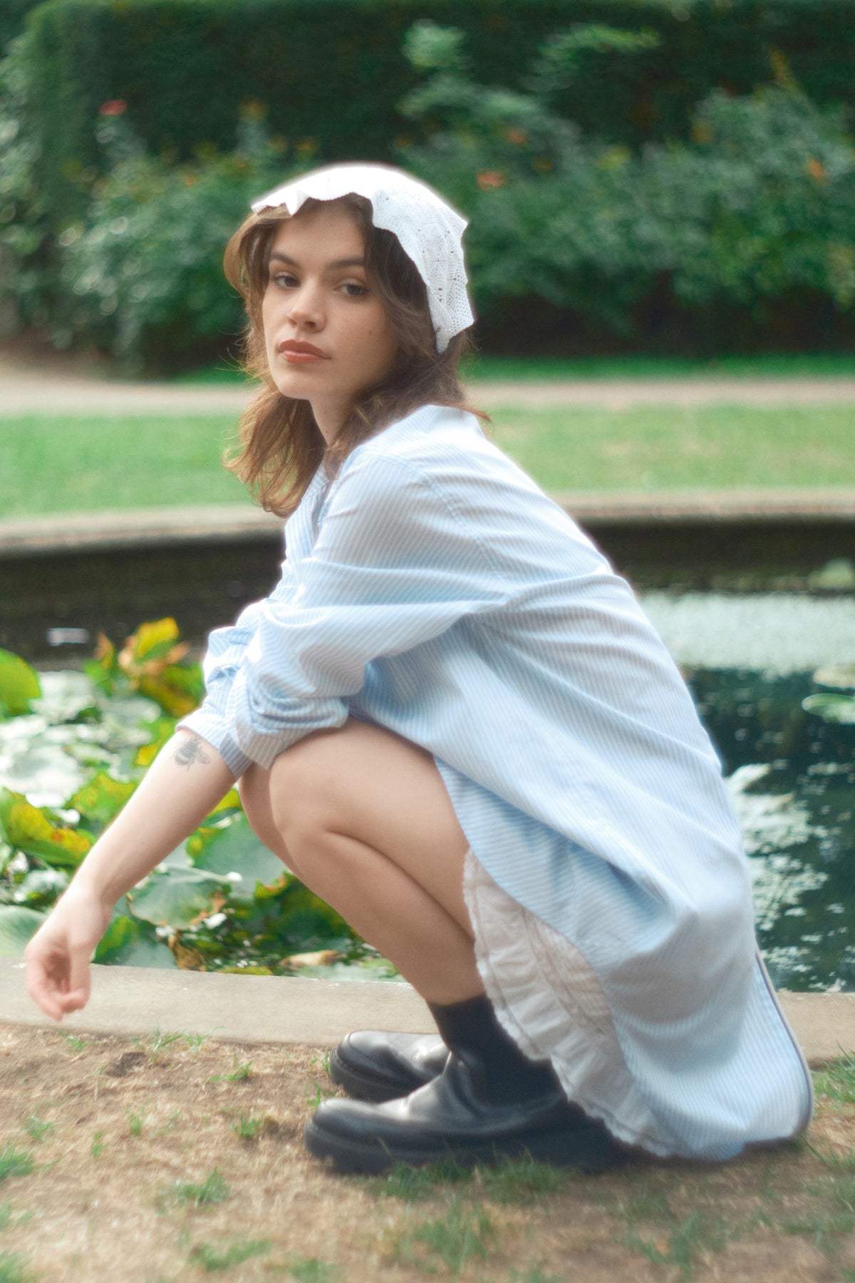 Kira Back Zipper Button Up