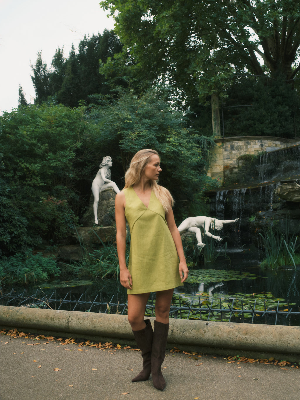 Lumina Linen Mini Dress