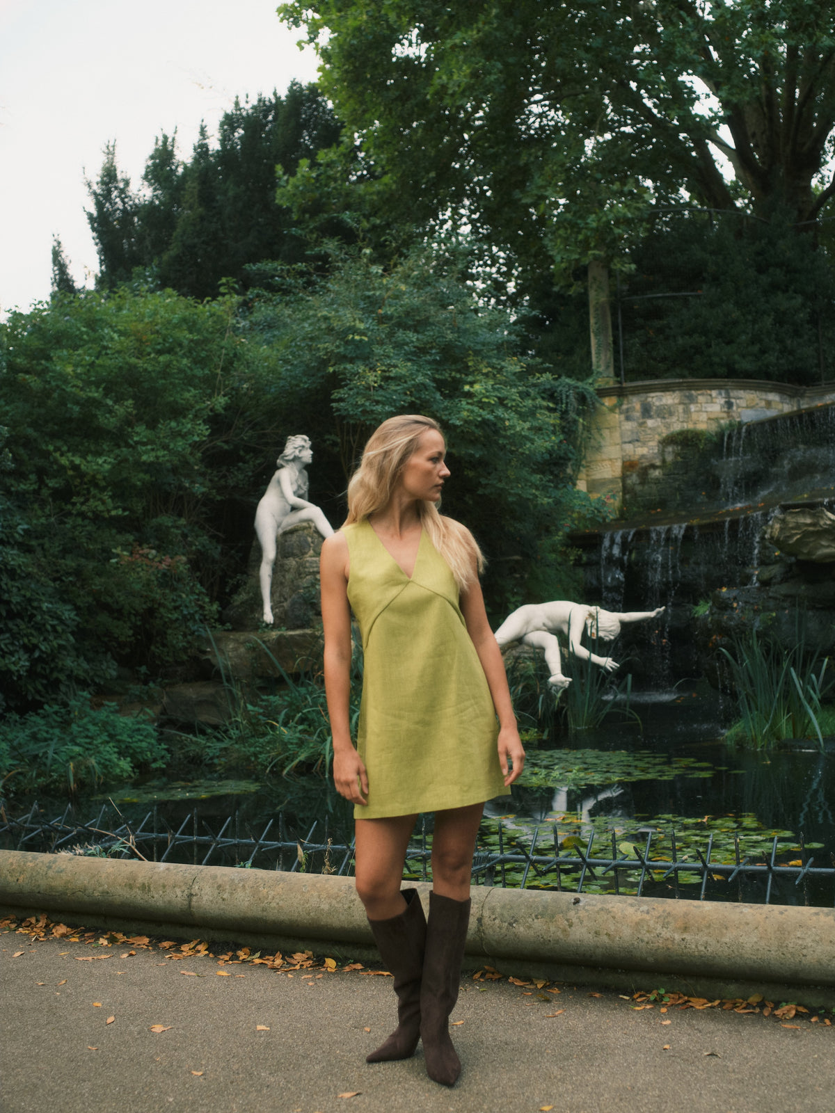 Lumina Linen Mini Dress