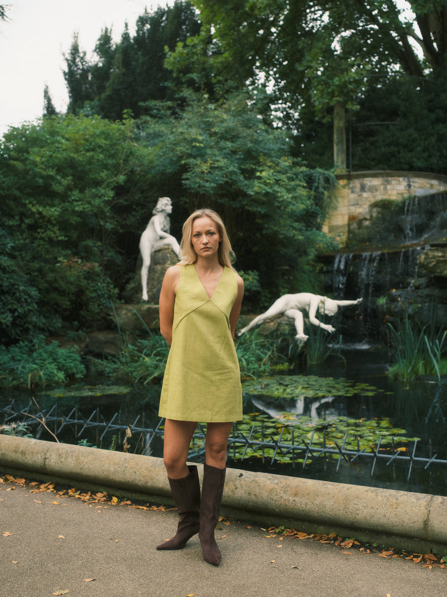 Lumina Linen Mini Dress