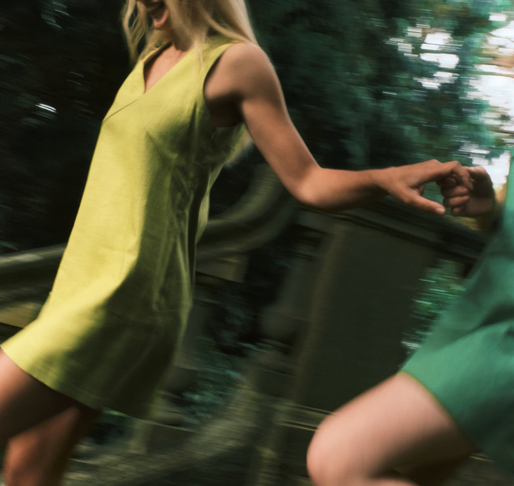 Lumina Linen Mini Dress